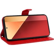 Colorful Shop Xiaomi Poco M6 Pro 4g Için Flip Case Kredi Kartı ile Yüksek Kaliteli Deri (Yurt Dışından)