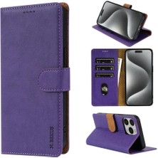 Colorful Shop IPhone 15 Için Flip Case Pro Anti Kayma Yan Cep Manyetik Kapatma Çift (Yurt Dışından)