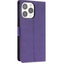 Colorful Shop IPhone 15 Için Flip Case Pro Anti Kayma Yan Cep Manyetik Kapatma Çift (Yurt Dışından)