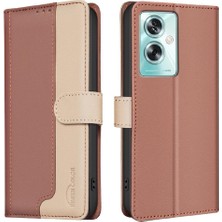 Colorful Shop Oppo A79 5g Için Flip Case Kart Yuvaları Tutucu Kickstand Flip Folio Tpu Iç (Yurt Dışından)