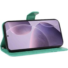 Colorful Shop Kredi Kartı Yuvası ile Xiaomi Redmi K70 Yüksek Kaliteli Deri Için Flip Case (Yurt Dışından)