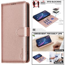 Colorful Shop Samsung Galaxy A33 5g Rfıd Engelleme Cüzdan Manyetik Pu Kart Için Flip Case (Yurt Dışından)