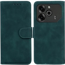 Colorful Shop Tecno Pova 6 Pro 5g Premium Pu Deri Standı Tutucu Kartı Için Flip Case (Yurt Dışından)