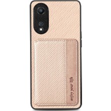 Colorful Shop Oppo A78 Için Kılıf Standı Fonksiyonu Manyetik Kart Tutucu Komple Kamera (Yurt Dışından)