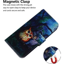 Colorful Shop Tecno Pova 6 Pro 5g Pu Deri Boyalı Manyetik Kapatma Için Flip Case (Yurt Dışından)