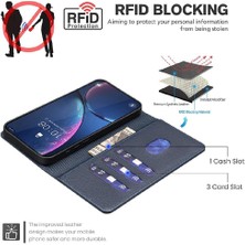 Colorful Shop Xiaomi Redmi Rfıd Rfıd Engelleme Pu Deri Manyetik Kart Için Flip Case (Yurt Dışından)