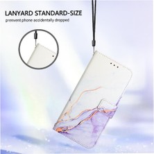 Colorful Shop Samsung Galaxy S6 Mermer Desen Kickstand Cüzdan Pu Deri Kılıf (Yurt Dışından)