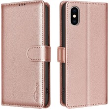 Colorful Shop IPhone Xs Max Rfıd Engelleme Kart Tutucu Kickstand Pu Deri Için Flip Case (Yurt Dışından)