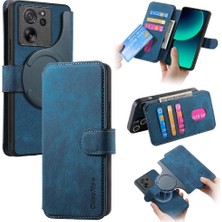 Colorful Shop Xiaomi 13T Mıknatıs Koruyucu Malzeme Için Flip Case Retro Kart Standı Cüzdan (Yurt Dışından)