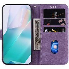 Colorful Shop Realme C61 Flip Folio Kabartmalı Sevimli Kaplan Cüzdan Kılıf Tutucu (Yurt Dışından)