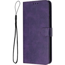 Colorful Shop Kart Yuvası Saf Renk ile Samsung Galaxy M54 Pu Deri Için Flip Case (Yurt Dışından)