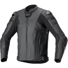 Alpinestars Missile V2 Deri Korumalı Motosiklet Montu Siyah / Siyah