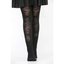 Gigi Giyim Kendinden Desenli Çocuk Külotlu Çorap