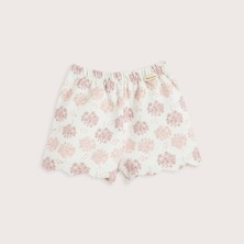 Chakra Secret Garden Baskılı Şort Ekru