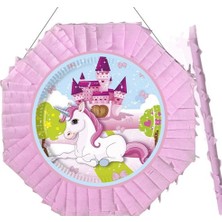 Parti Dükkanım Unicorn Pinyata 42 cm + Sopası