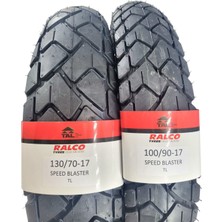 Ralco Tyres 130/70-17 ve 100/90-17 Takım Tl (Tubeless - Dubleks) Motosiklet Lastiği