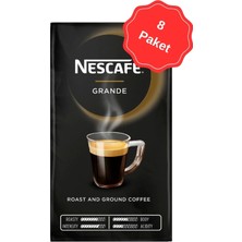 Nescafe Grande Öğütülmüş Filtre Kahve 500GR x 8 Paket