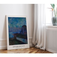 Pegziz Kanvas Tablo Edvard Munch Oda Duvar Dekorasyonu Sanatsal Tablo Salon Dekorasyonu