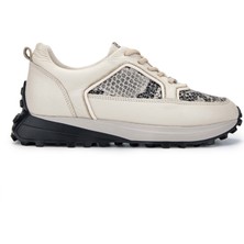 Tamer Tanca Kadın   Bej Sneakers & Spor Ayakkabı 231 2904-24 Bn Ayk Y24 Bej/Bej