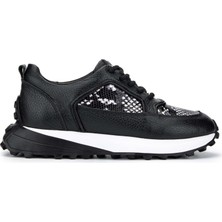 Tamer Tanca Kadın   Siyah Sneakers & Spor Ayakkabı 231 2904-24 Bn Ayk Y24 Siyah/Beyaz
