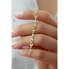 Silvano Jewelry 925 Ayar Gümüş Sonsuzluk Bileklik