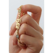 Silvano Jewelry 925 Ayar Gümüş Isimli Zincir Bileklik