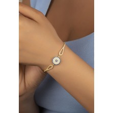 Silvano Jewelry 925 Ayar Gümüş Nazarlı Bileklik
