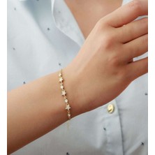 Silvano Jewelry 925 Ayar Gümüş Yıldızlı Bileklik
