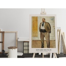 Pegziz Modern Kanvas Tablo Edvard Much Sanatsal Tablo Salon Duvar Dekor Cafe Dekor Duvar Tablosu