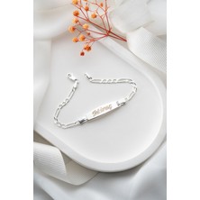 Silvano Jewelry 925 Ayar Gümüş Isimli Çocuk Bilekliği