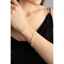 Silvano Jewelry 925 Ayar Gümüş Kelebekli Bileklik