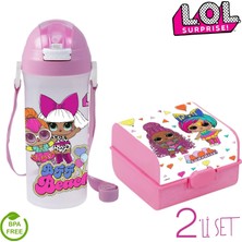 L.o.l. Lisanslı Suluk/matara + Beslenme Kabı 2 li set