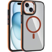 ZORE Apple iPhone 15 Uyumlu Kılıf Magsafe Şarj Özellikli Mat Görünümlü Zore Solo Kapak