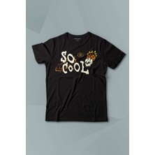 Kendim Seçtim Kısa Kollu Çocuk Tişört Skull So Cool Logo Y2K Kuru Kafa Galaksi Uzay Galaxy