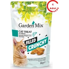 Garden Mix  Somonlu Içi Dolgulu Kedi Ödülü 60 gr x 4 Adet