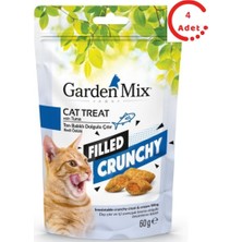 Garden Mix  Ton Balıklı Içi Dolgulu Kedi Ödülü 60 gr x 4 Adet