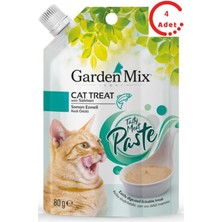 Garden Mix  Somon Ezmeli Kedi Ödülü 80 gr x 4 Adet