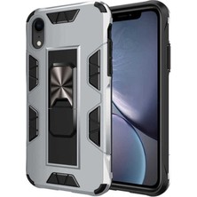 ZORE Apple iPhone Xr Uyumlu Kılıf Zore Volve Kapak, Gri