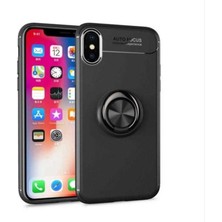 ZORE Apple iPhone Xs Max Uyumlu Kılıf Zore Ravel Silikon Kapak, Siyah
