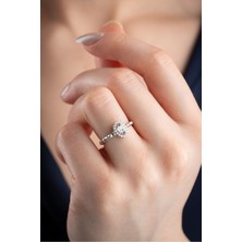 Silvano Jewelry 925 Ayar Gümüş Damla Model Yüzük