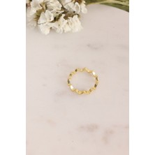 Silvano Jewelry 925 Ayar Gold Gümüş Zikzak Yüzük