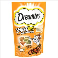 Dreamies Shakeups Multivitaminli Kedi ve Yavru Kedi Ödül Maması 55 gr