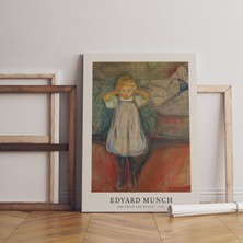 Pegziz Edvard Munch Sanatsal Tablo Salon Duvar Dekroasyonu Kanvas Tablo