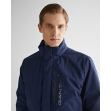 Gant Erkek Lacivert Kapüşonlu Logolu Mont 7123301T.410