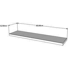 Uçan Raf  60 Cm Atlantik Çam