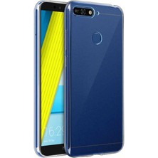 ZORE Huawei Y7 2018 Uyumlu Kılıf Zore Süper Silikon Kapak