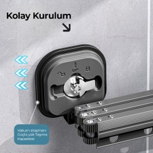 Neutron Katlanabilir Vakumlu Askılık 3'Lü