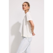 Babokah V Yaka Premium Dökümlü T-Shirt