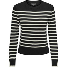 Only Onlkalana Çizgili Bisiklet Yaka Triko Bayan Triko 15331331