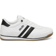 Kinetix 101780839 Halley PU Beyaz-Siyah-Camel Kadın Spor Ayakkabı